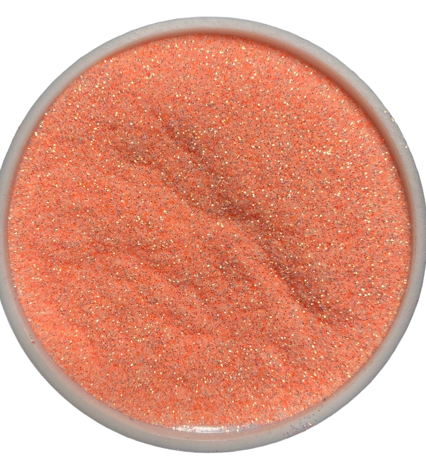 Frosted peach  fine glitter