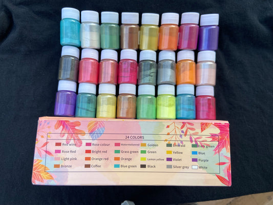 24 box set Mermaid color mica 10G each