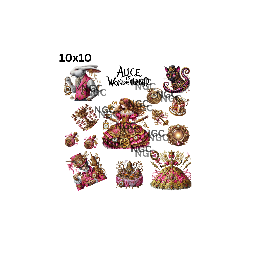 10x10 steampunk alice