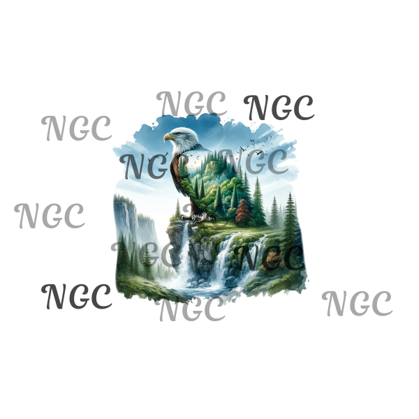 single decal bald eagle2