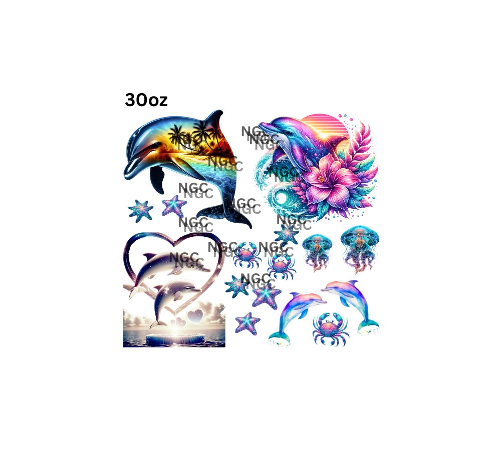 30oz dolphin elements
