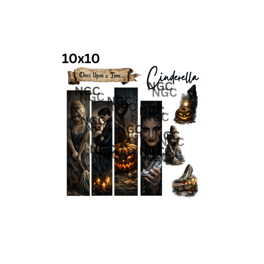 10x10 dark Cinderella strips