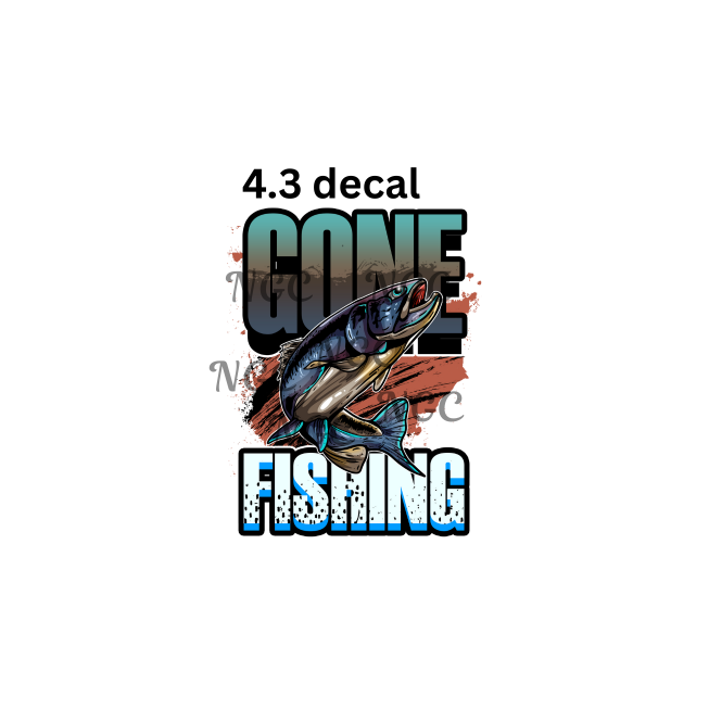 decal gone fishing1