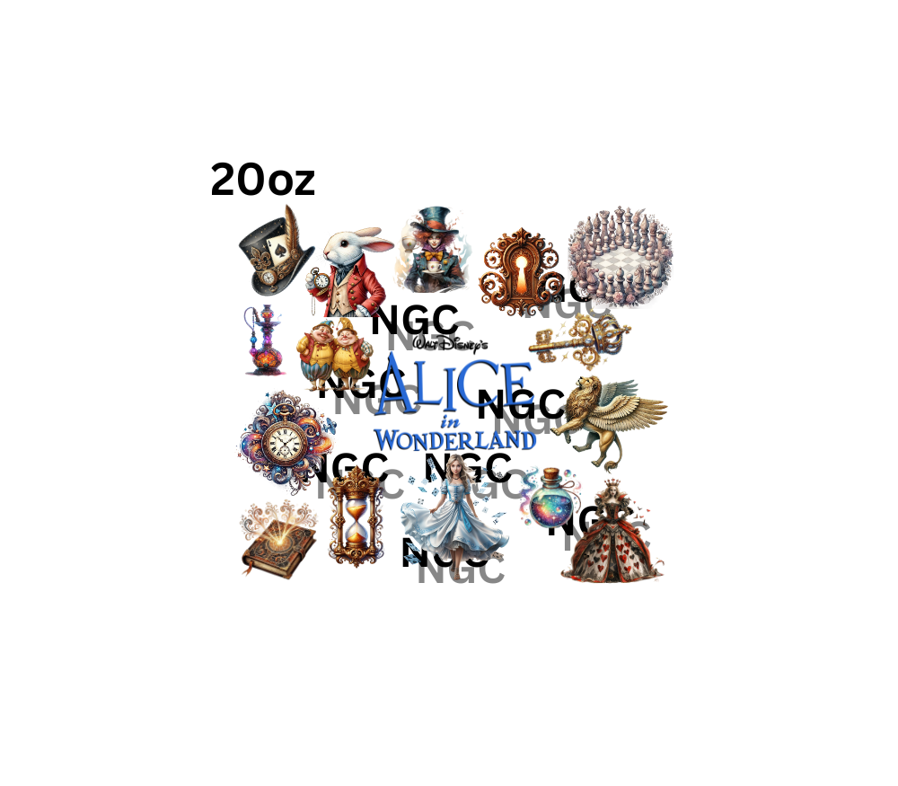 20oz alice in wonderland