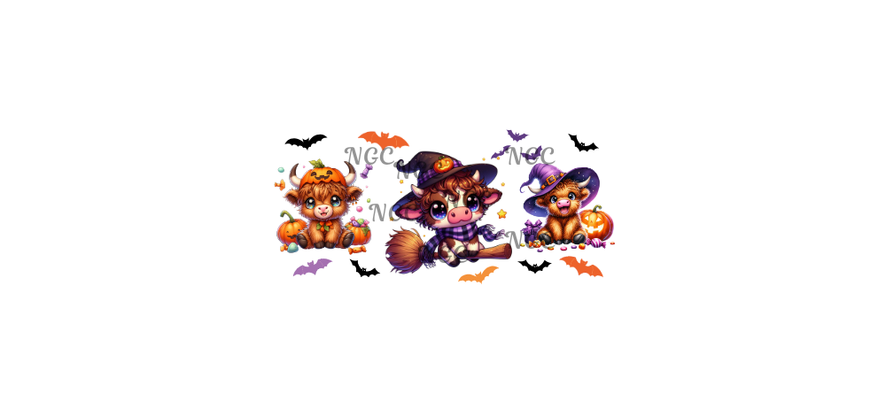16oz halloween cows