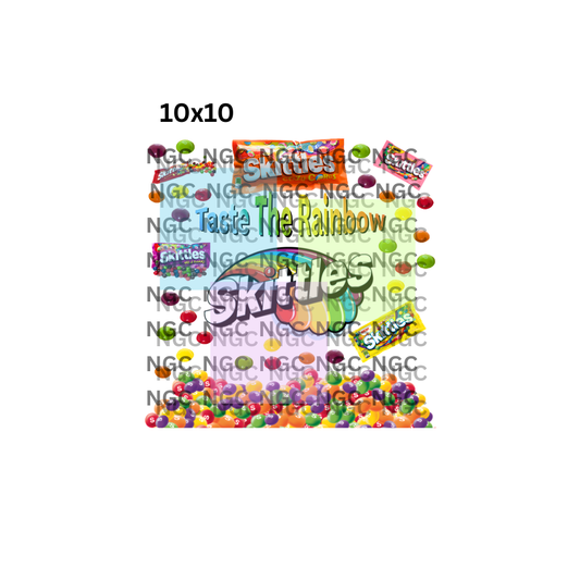 10x10 skittles
