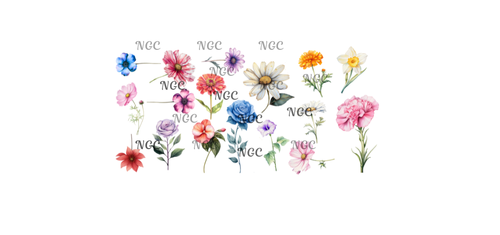 16oz wrap element flowers