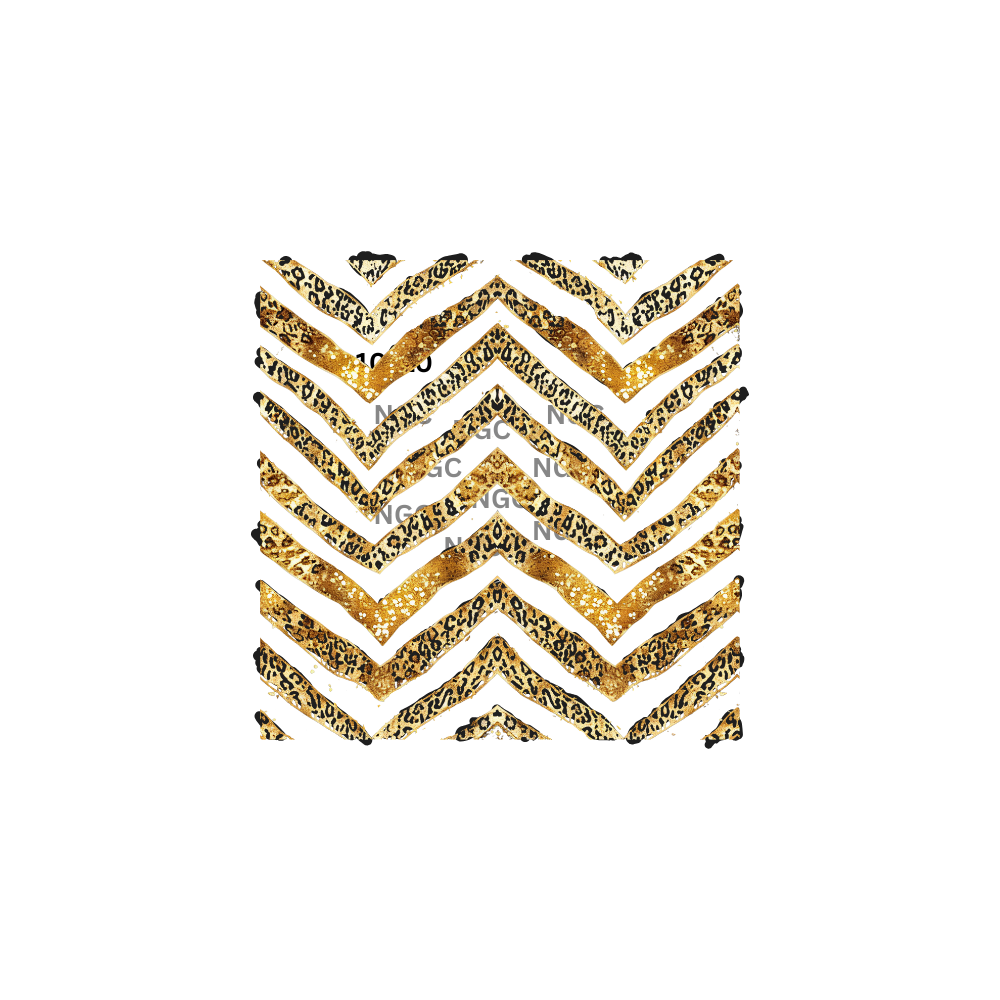 10x10 chevron leopard
