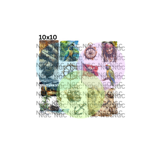 10x10 caribbean pirates