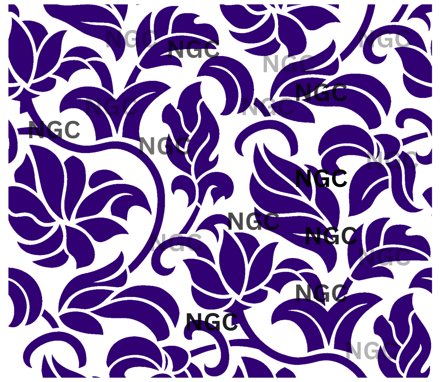 20oz wrap Tooled Leather purple