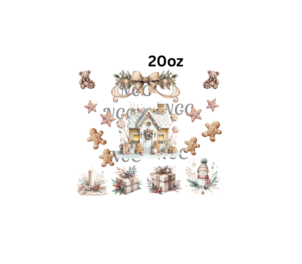20oz boho christmas