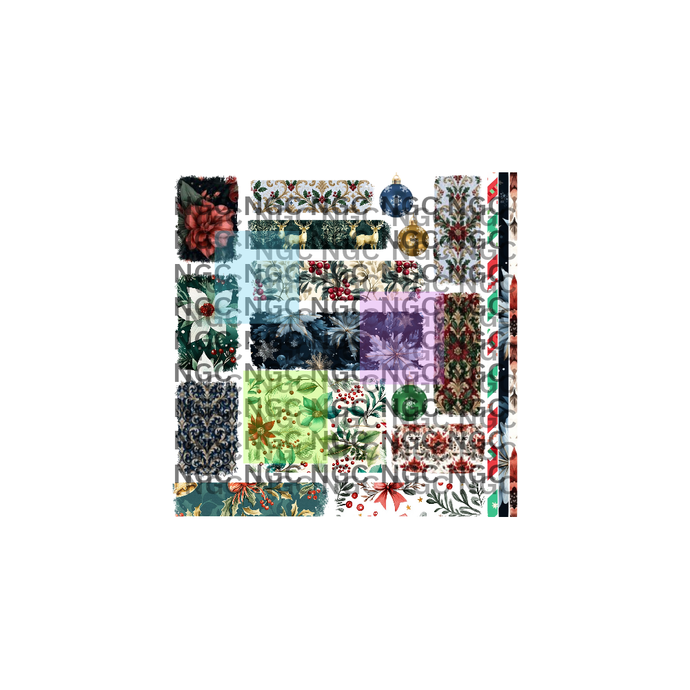 10x10 christmas patchwork