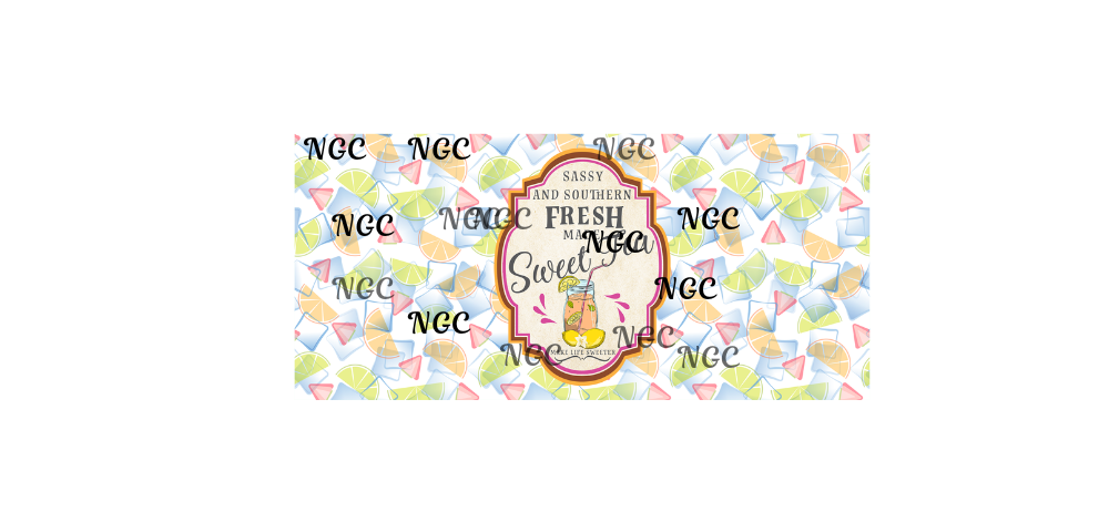 16 oz wrap southern sweet tea