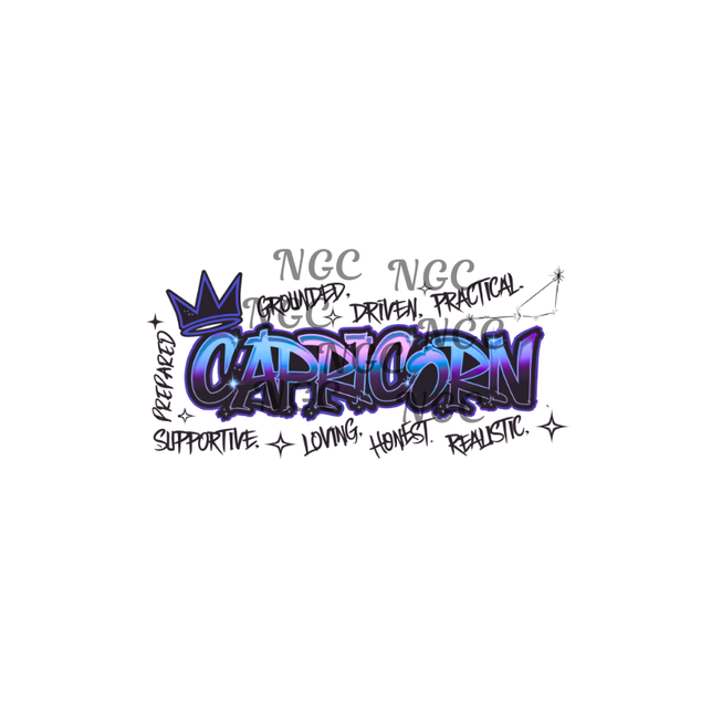 decal graffiti zodiac capricorn