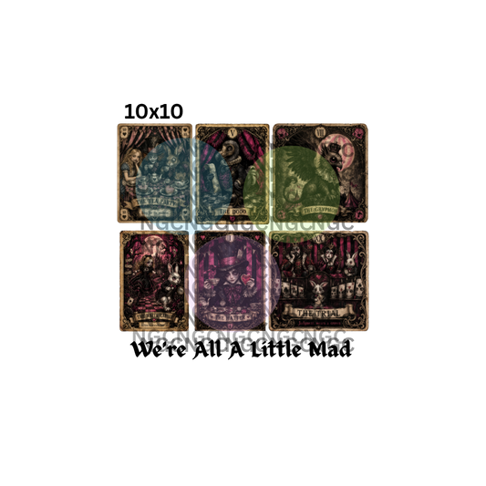 10x10 alice tarot cards