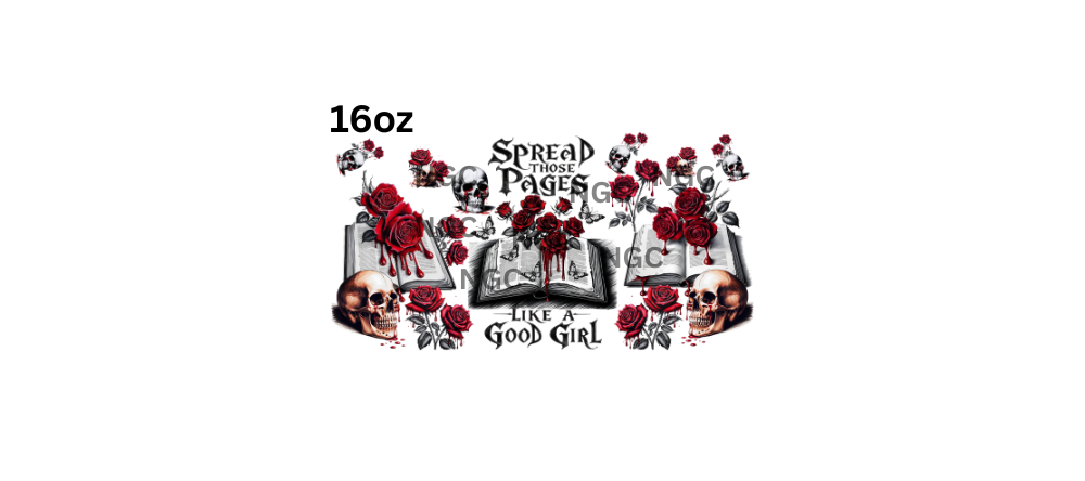 16oz spread those pages