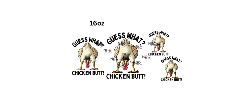 16oz chicken butt