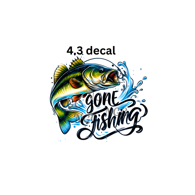 decal gone fishing2
