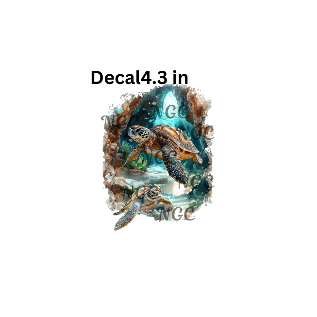 decal sea turtle2