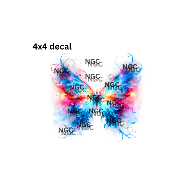 decal mystic butterfly