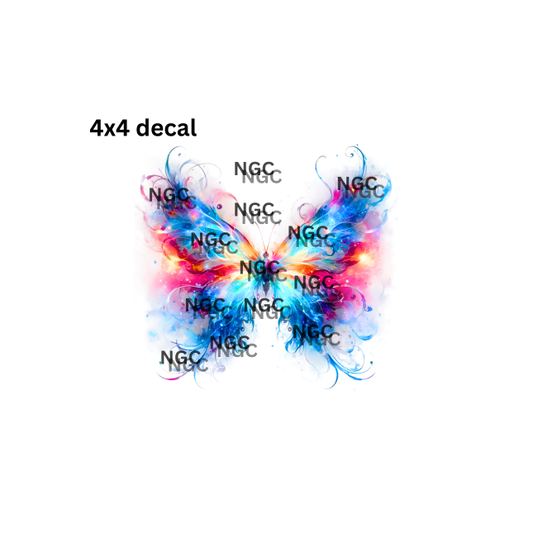 decal mystic butterfly