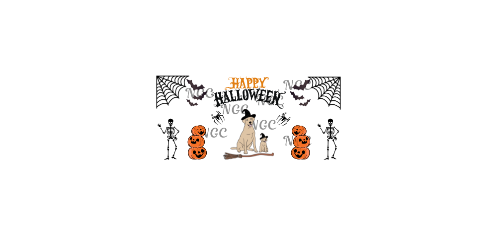 16oz happy halloween dogs