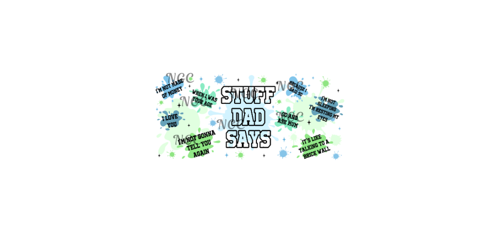 16 oz wrap stuff dad says