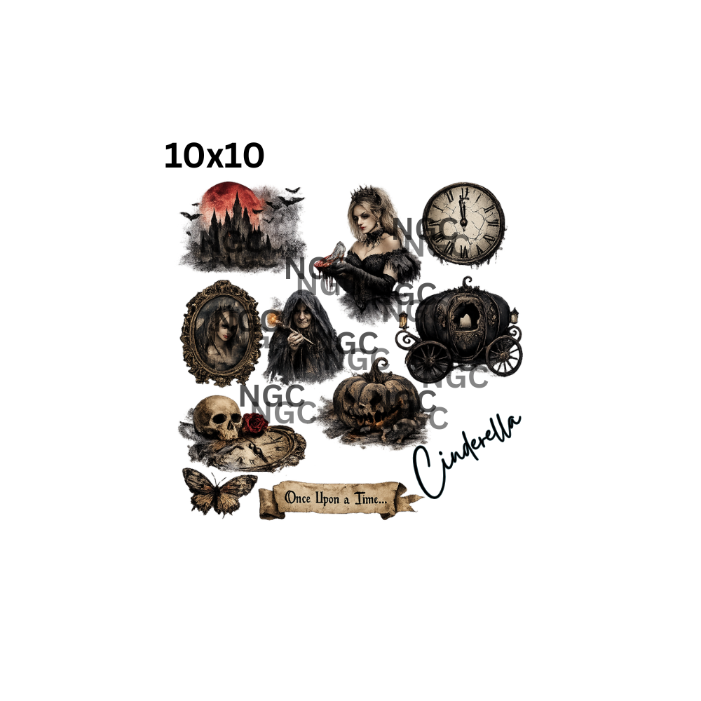 10x10 dark Cinderella