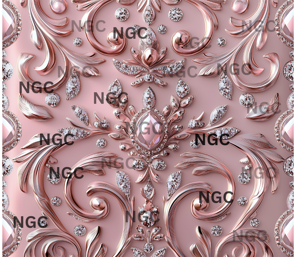 20oz wrap pink 3d with gemstones