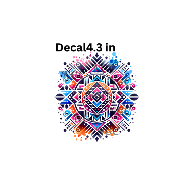 decal aztec southwest watercolor