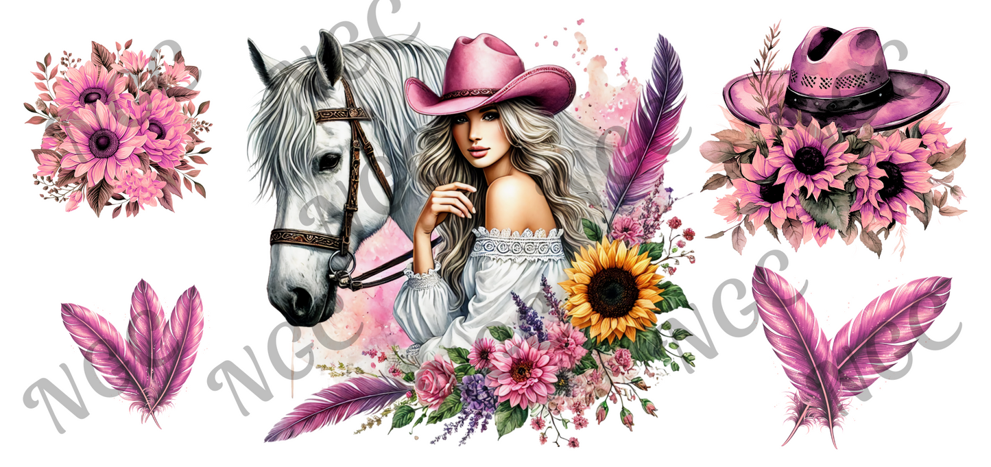 16oz wrap Cowgirl