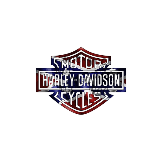 decal Harley with confederate flag
