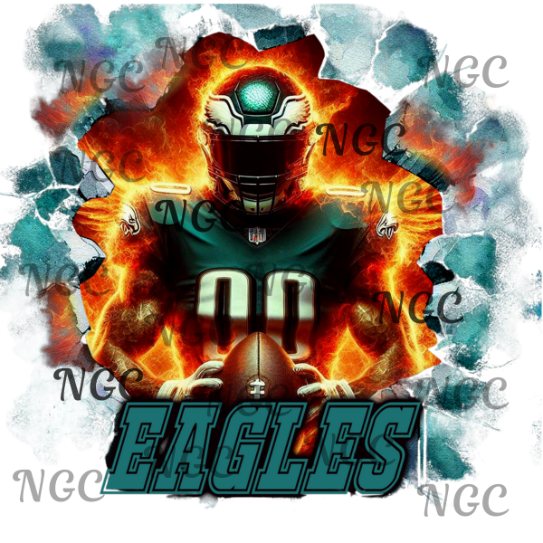 single decal eagles