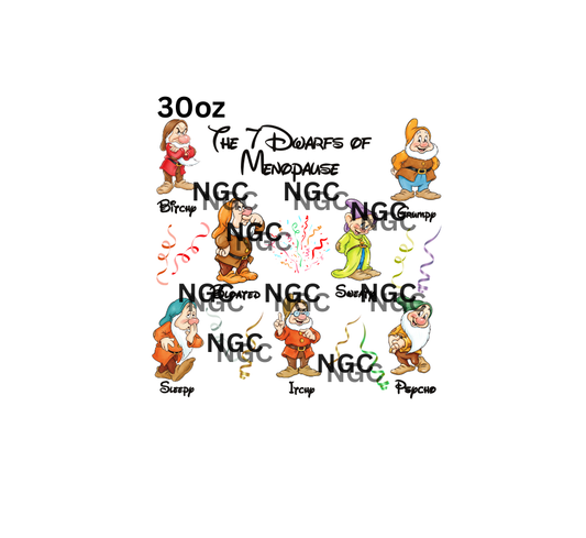 30oz 7 dwarfs of menopause