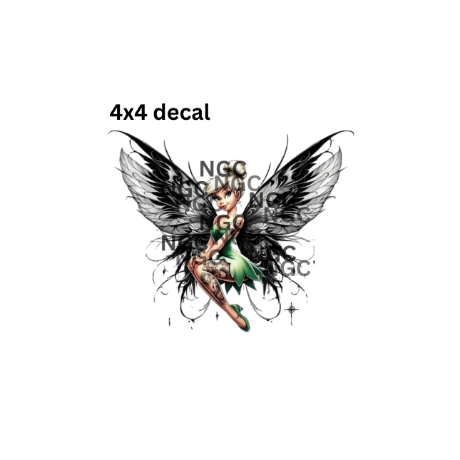 decal gothic fairy