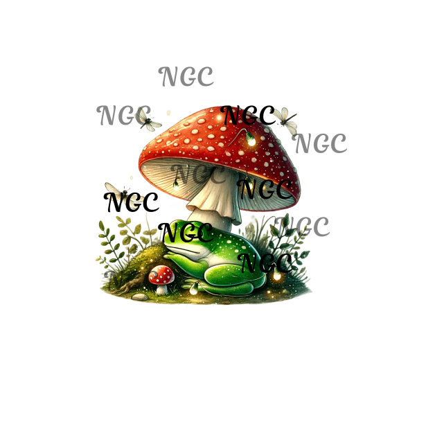 single decal sleeping frog