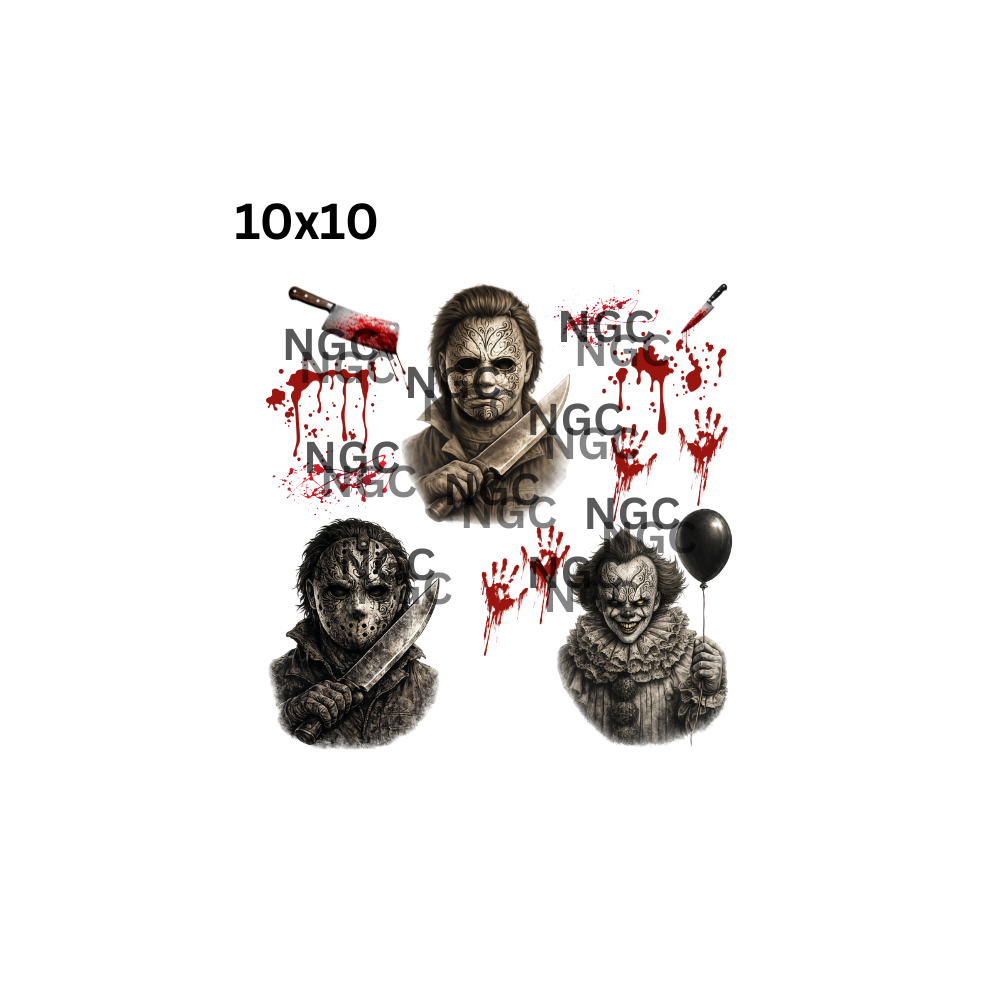 10x10 bloody horror guys