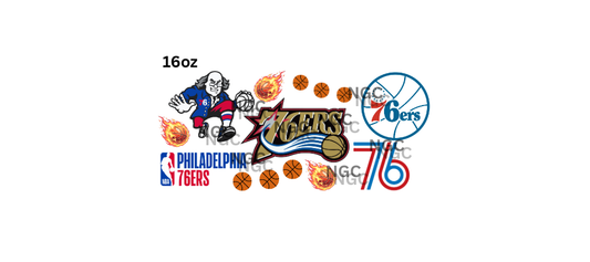 16oz 76ers basketball