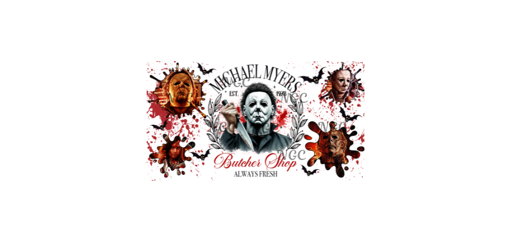 16oz wrap Michael Myers halloween horror