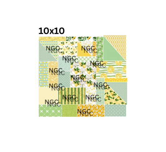 30oz lemons patchwork pre cut