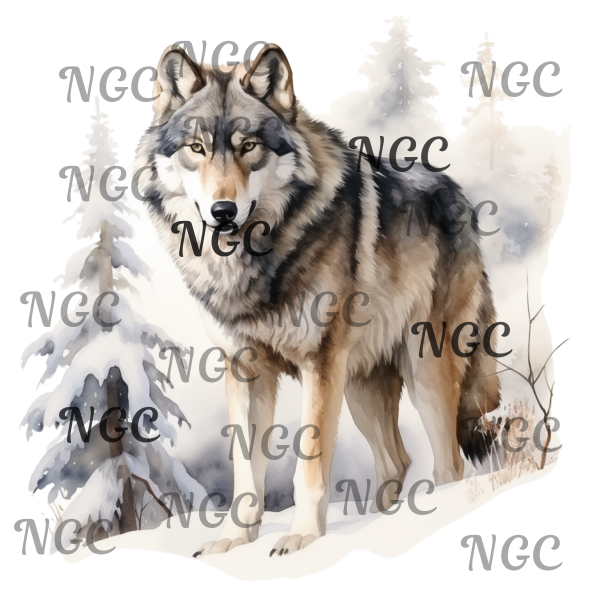 single decal lone wolf
