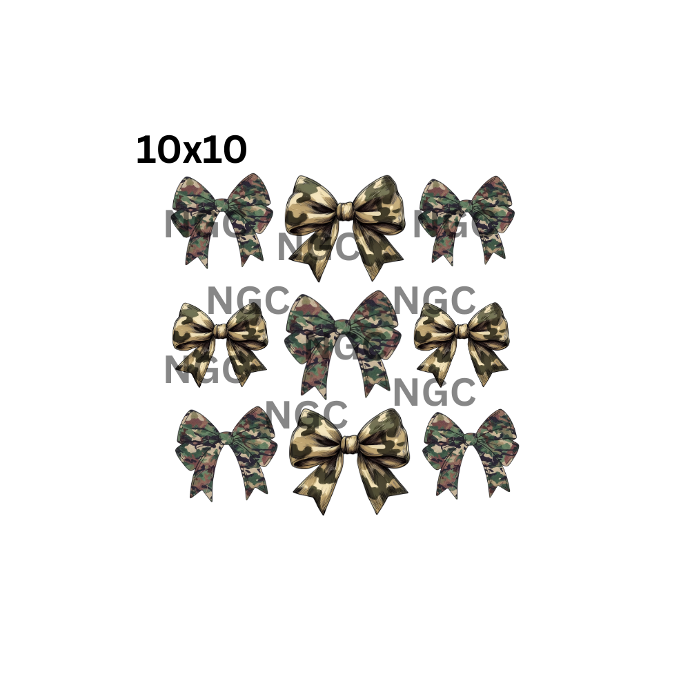 10x10 camo bows