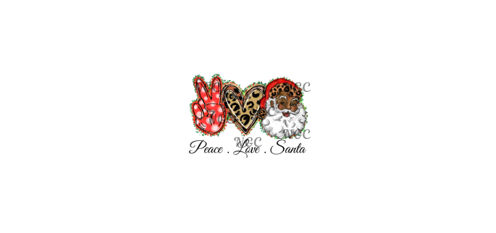 16oz melanin santa christmas
