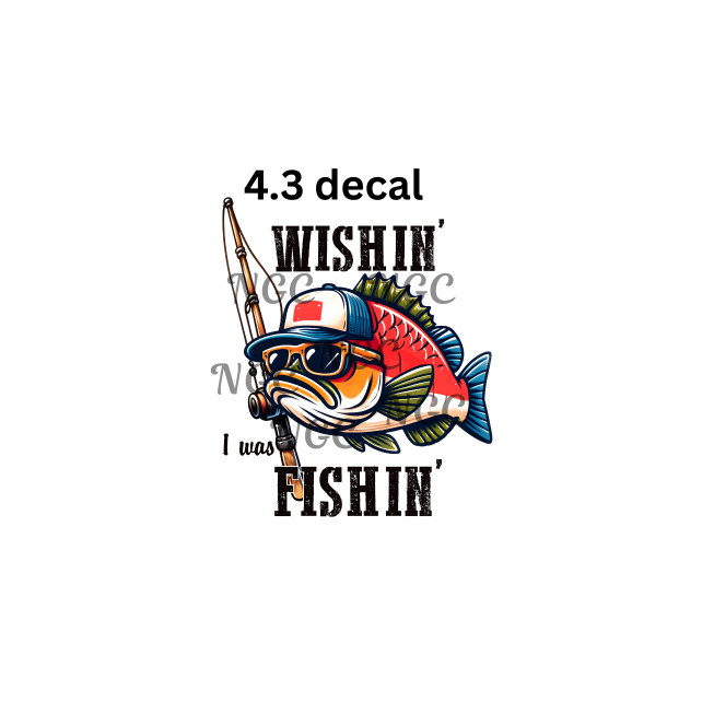 decal wishing i was fishing2