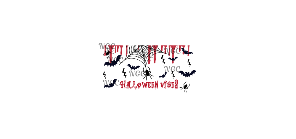 16 oz wrap bloody halloween vibes
