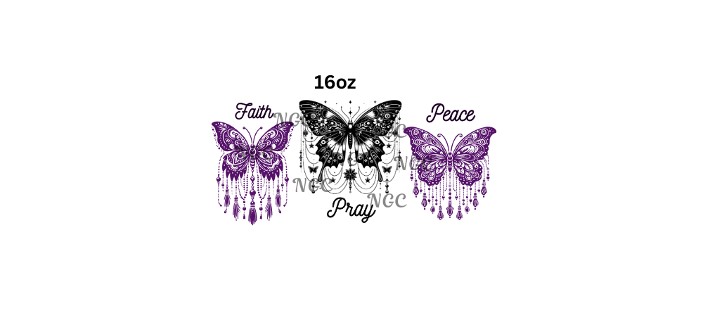 16oz faith pray peace
