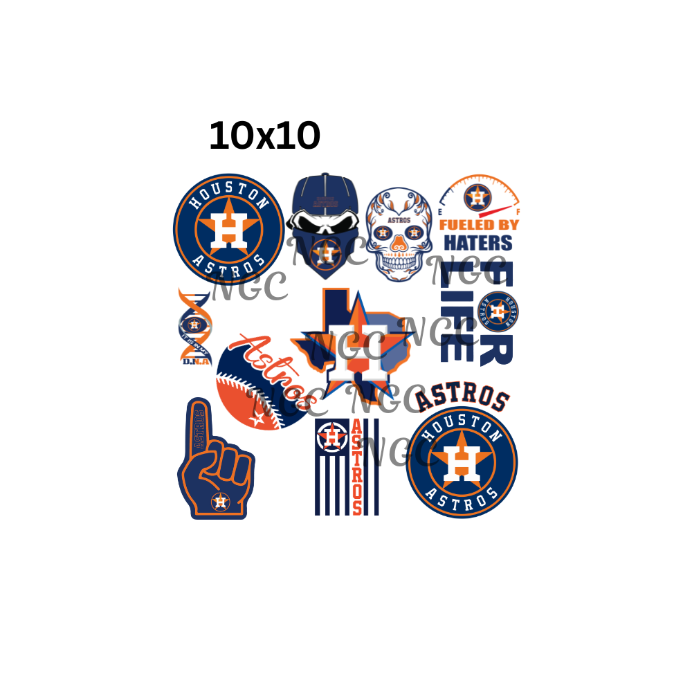 10x10 houston astros