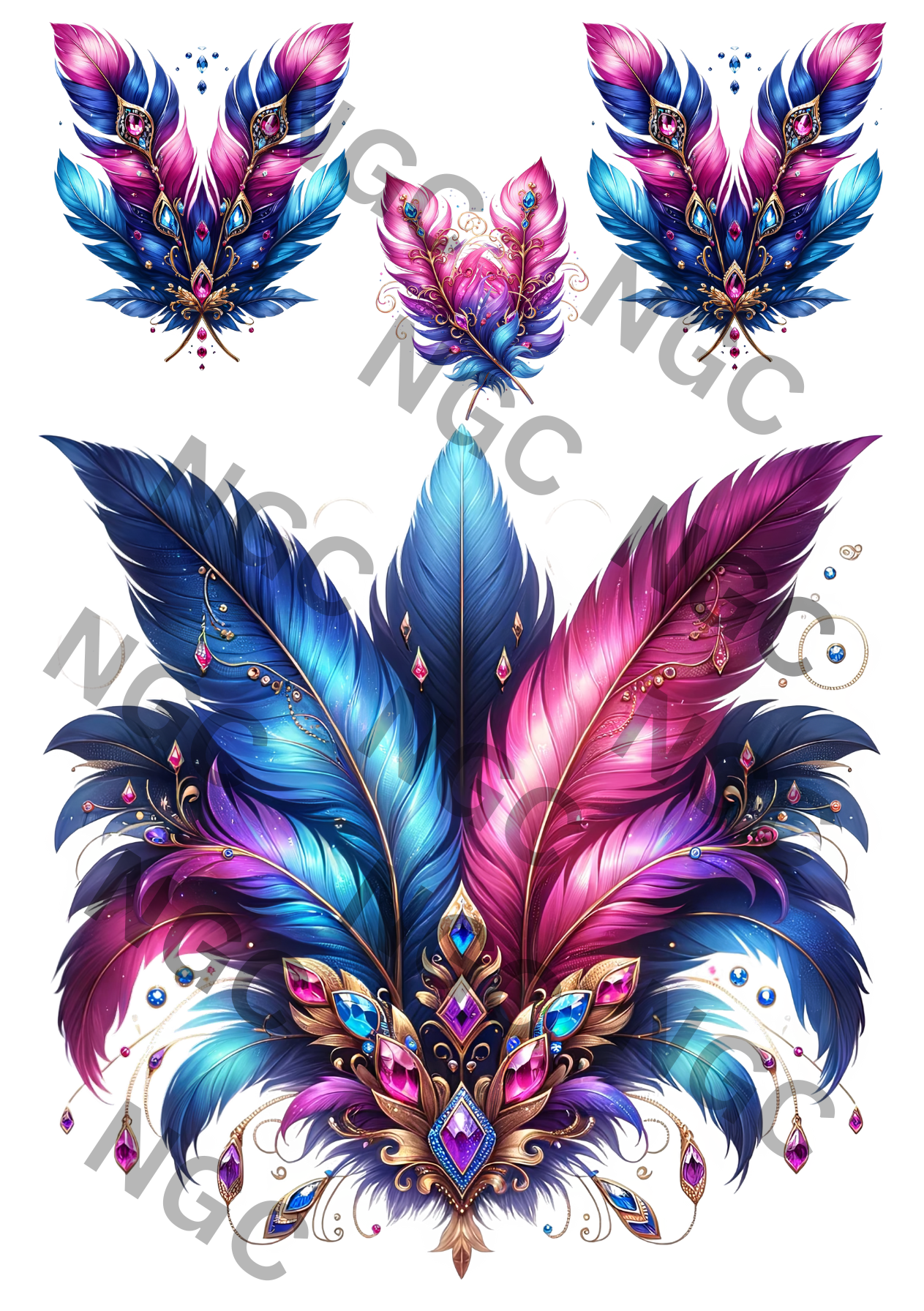 A5 Notebook feathers6