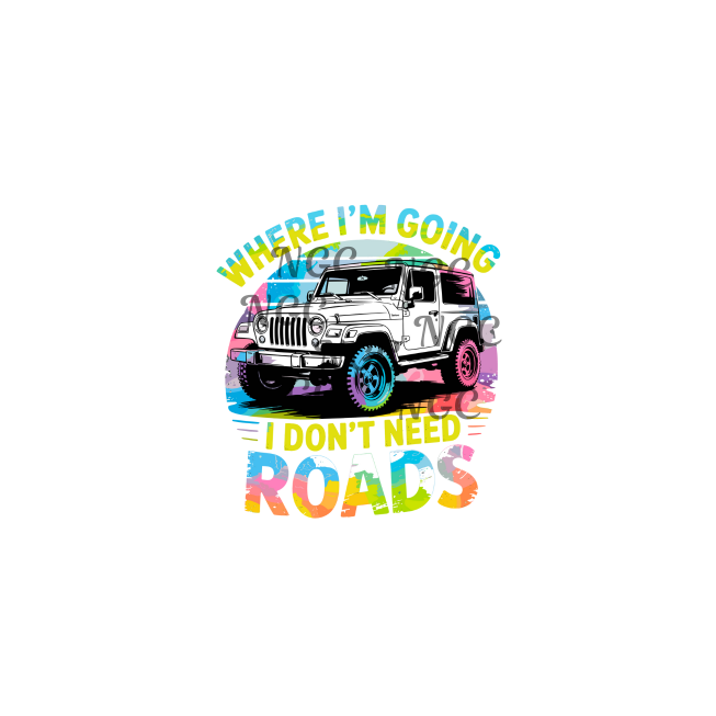 decal where im going jeep