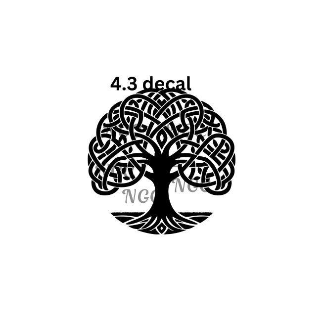 decal celtic tree of life